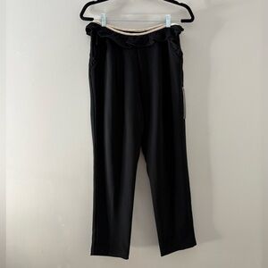 Sister Jane Ruffle Top Trouser Pants Black